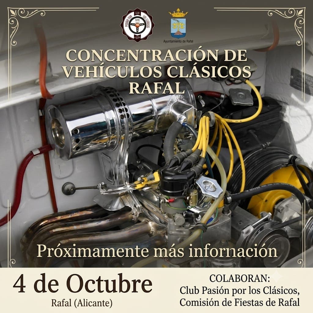 Concentración de Vehículos Clásicos — Fiestas de Rafal