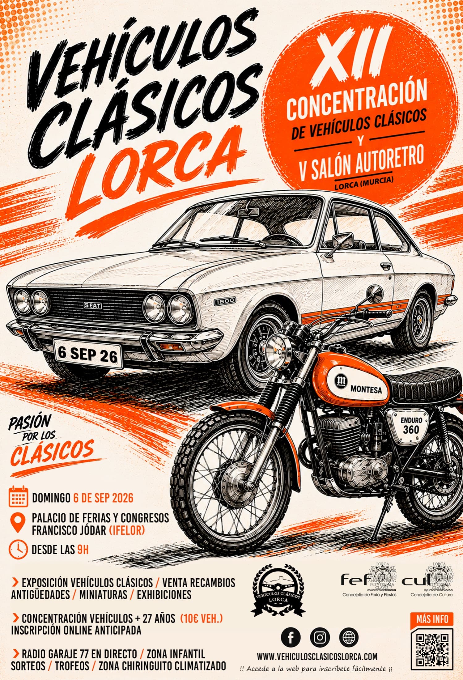 XII Concentración de Vehículos Clásicos de Lorca y V Salón AutoRetro